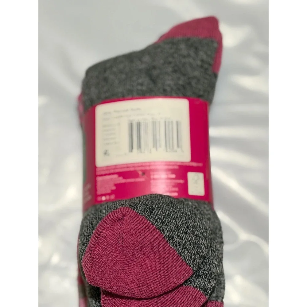 Kodiak Thermal Socks Pink Camo Inner Brushing Warm Winter 2 Large Girls
